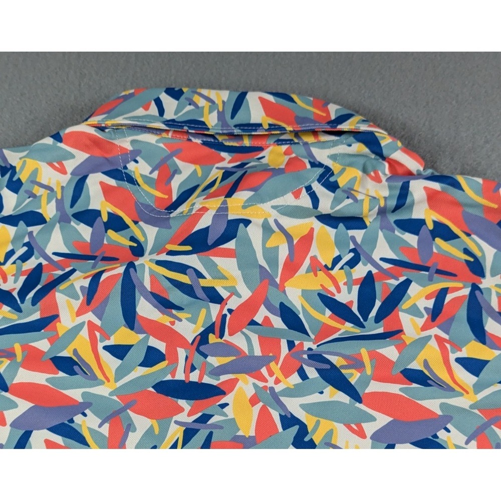 Chubbies Mens The Crowd Of Thorn Range Polo Shirt Size Medium Multicolor Print - Picture 11 of 11